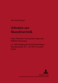 Abbildung von: Arbeiten zur Skandinavistik - Peter Lang Verlag