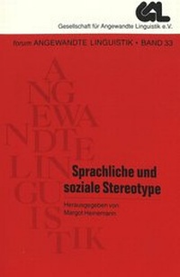 Abbildung von: Sprachliche und soziale Stereotype - Peter Lang Verlag