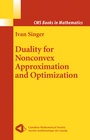 Cover: Duality for Nonconvex Approximation and Optimization - Springer