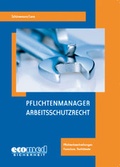 Cover: Pflichtenmanager Arbeitsschutzrecht - ecomed Storck