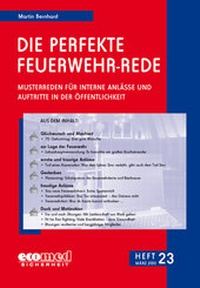 Abbildung von: Die perfekte Feuerwehr-Rede Heft 23 - ecomed Storck