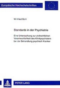 Abbildung von: Standards in der Psychiatrie - Peter Lang Verlag