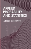 Cover: Applied Probability and Statistics - Springer