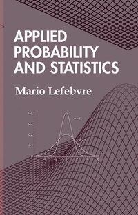 Enlarge image Cover: Applied Probability and Statistics - Springer