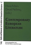 Cover: Contemporary European Literature - Peter Lang Verlag