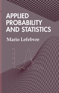 Cover: Applied Probability and Statistics - Springer