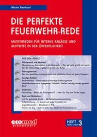 Abbildung von: Die perfekte Feuerwehr-Rede Heft 3 - ecomed Storck