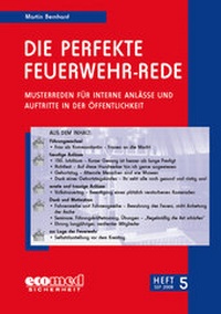 Abbildung von: Die perfekte Feuerwehr-Rede Heft 5 - ecomed Storck