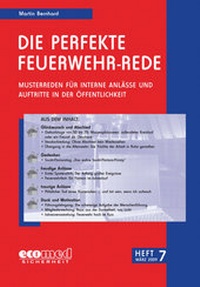 Abbildung von: Die perfekte Feuerwehr-Rede Heft 7 - ecomed Storck