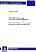 Cover: Die Implementierung eines Proze&szlig;managements - Peter Lang Verlag