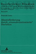 Abbildung von: Absatzförderung durch «zinssubventionierte» Darlehen - Peter Lang Verlag