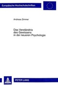 Cover: Das Verst&auml;ndnis des Gewissens in der neueren Psychologie - Peter Lang Verlag