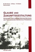 Cover: Glaube und Zukunftsgestaltung - Peter Lang Verlag