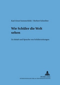 Abbildung von: Wie Schüler die Welt sehen - Peter Lang Verlag