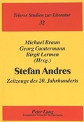Cover: Stefan Andres - Peter Lang Verlag