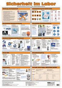 Bild: Wandtafel Sicherheit im Labor - ecomed Storck