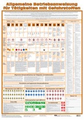 Bild: Wandtafel Allgemeine Betriebsanweisung für Tätigkeiten mit Gefahrstoffen - ecomed Storck