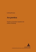 Cover: Ars poetica - Peter Lang Verlag