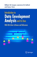 Cover: Introduction to Data Envelopment Analysis and Its Uses - Springer