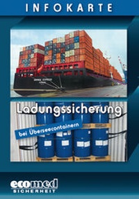 Abbildung von: Infokarte Ladungssicherung bei Überseecontainern - ecomed Storck