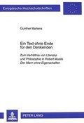 Cover: Ein Text ohne Ende f&uuml;r den Denkenden - Peter Lang Verlag