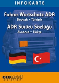 Abbildung von: Infokarte Fahrer-Wortschatz ADR, deutsch-türkisch - ecomed Storck