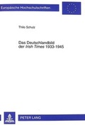 Cover: Das Deutschlandbild der "Irish Times</I> 1933-1945 - Peter Lang Verlag