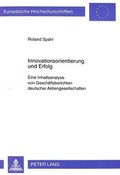 Cover: Innovationsorientierung und Erfolg - Peter Lang Verlag