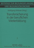 Cover: Transfersicherung in der beruflichen Weiterbildung - Peter Lang Verlag