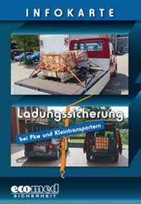 Abbildung von: Infokarte Ladungssicherung bei Pkw und Kleintransportern - ecomed Storck