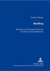 Enlarge image Cover: Meidling - Peter Lang Verlag