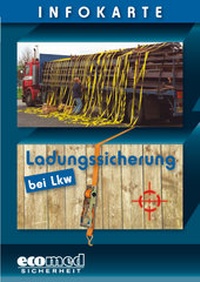 Abbildung von: Infokarte Ladungssicherung bei Lkw - ecomed Storck