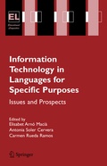 Cover: Information Technology in Languages for Specific Purposes - Springer