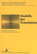 Cover: Modelle der Translation - Peter Lang Verlag