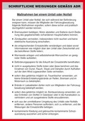 Bild: Schriftliche Weisungen gemäß ADR, deutsch - ecomed Storck