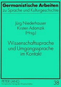 Abbildung von: Wissenschaftssprache und Umgangssprache im Kontakt - Peter Lang Verlag
