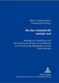 Cover: Als das wissend die meister wol - Peter Lang Verlag