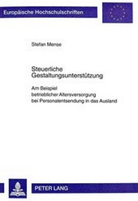 Abbildung von: Steuerliche Gestaltungsunterstützung - Peter Lang Verlag