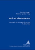 Cover: Musik als Lebensprogramm - Peter Lang Verlag