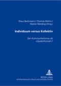 Cover: Individuum versus Kollektiv - Peter Lang Verlag