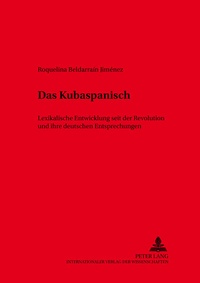 Abbildung von: Das Kubaspanisch - Peter Lang Verlag