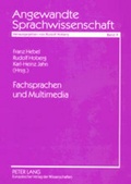 Cover: Fachsprachen und Multimedia - Peter Lang Verlag
