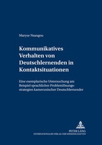 Abbildung von: Kommunikatives Verhalten von Deutschlernenden in Kontaktsituationen - Peter Lang Verlag