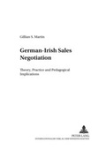 Cover: German-Irish Sales Negotiation - Peter Lang Verlag