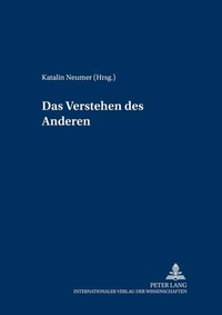 Enlarge image Cover: Das Verstehen des Anderen - Peter Lang Verlag