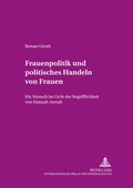 Cover: Frauenpolitik und politisches Handeln von Frauen - Peter Lang Verlag
