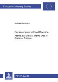 Enlarge image Cover: Perseverance without Doctrine - Peter Lang Verlag