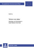 Cover: &laquo;Tertium non datur&raquo; - Peter Lang Verlag