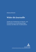 Cover: Wider die Journaille - Peter Lang Verlag