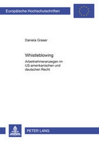 Abbildung von: Whistleblowing - Peter Lang Verlag